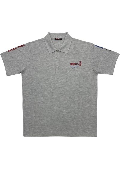 Masimar 100% Cotton Polo Neck T-Shirt with Print Detail