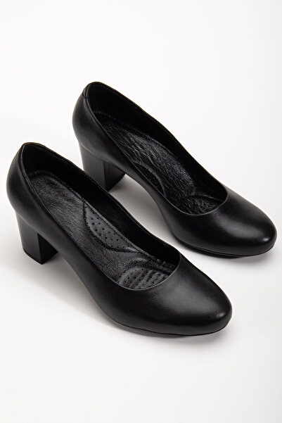 Elile Shoes Hakiki Deri 35 Numaradan 41 Numaraya Kadar Topuklu Hostes Ayakkabı
