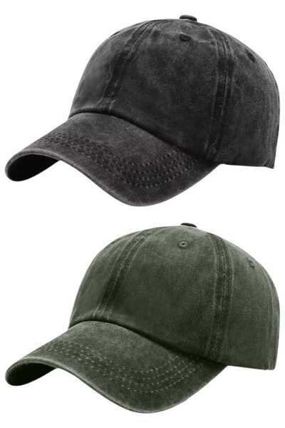 Uniquetrenders Unisex 100% pamuk paket vintage kape sa dva dela
