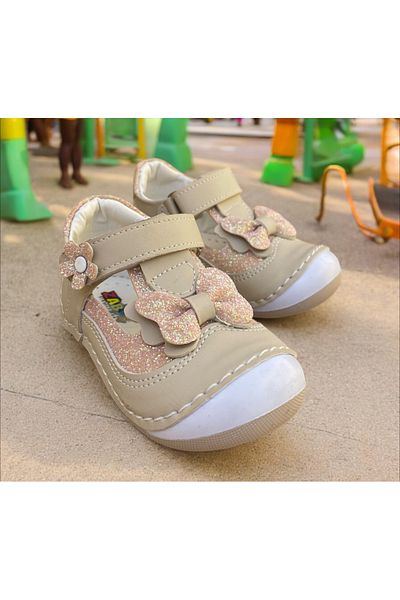 mustey First Step Shoes.Ortopedi̇K Sole Baby Girl First Step Shoes.