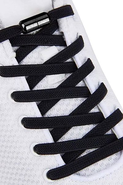 hapshoe Adjustable 1 Pair Black Screw Capsule End 6 mm Rubber Practical Laces