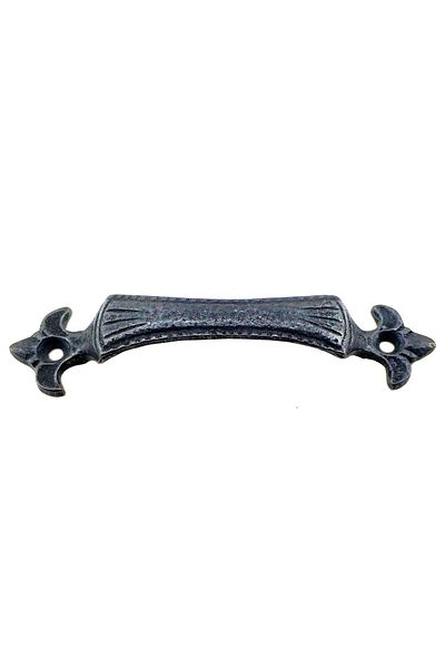 YNT İthalat Antique Style Decorative Brass Tulip Furniture Handle - 27X115 Mm, Oxide