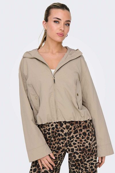 ONLY Onlbealo Kapuzenjacke Cc Otw Beige Damenmantel 15336162