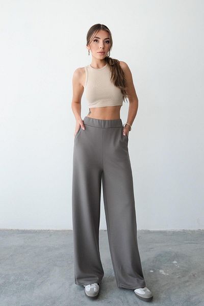 Behind Look Φαρδιά Φούτερ Modal με τσέπες Mink