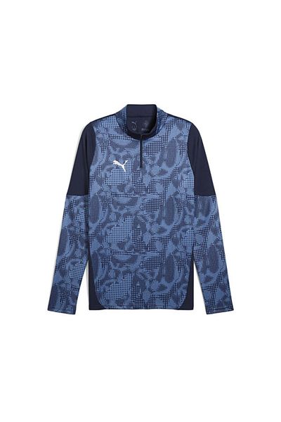 Puma Teamcup Training 1/4 Zip Top Ανδρικό μακρυμάνικο μπλουζάκι προπόνησης ποδοσφαίρου 65916406   Μπλε ναυτικό