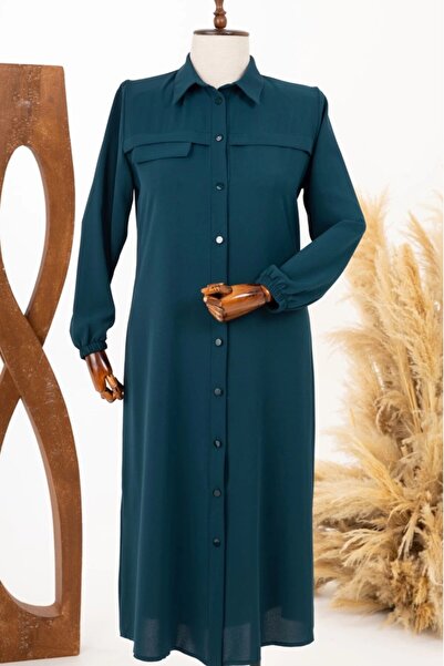 HESNA ÖNÜ DÜĞMELİ TÜNİK MODELİMİZ 46 48 50 52 ÇOK RAHAT BİR KALİB