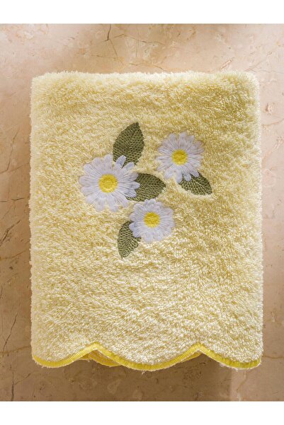 LC Waikiki Lcw Home Flower Embroidered Face Towel 50X80 cm (S5)