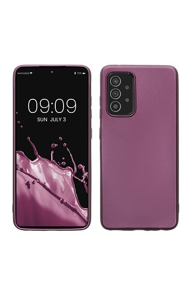 KWmobile Husă pentru Samsung Galaxy A52/Galaxy A52 5G/Galaxy A52s 5G, silicon, violet, 54351.230