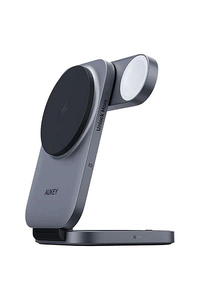 AUKEY 3 In 1 Wireless Charger Grey LCMC312GY