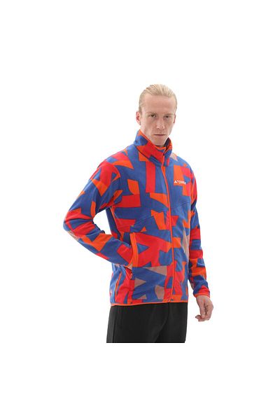 adidas Blue Je3917-E Mt Terrex Aop Fz Fl Men's Jacket