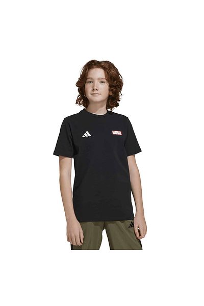 adidas Marvel Superheroes Graphic Kids Tshirt Black
