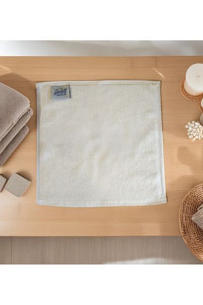 Gentelle Hotel Quality Face Towel 31x31 Cm 625gsm - 100% Cotton - 6 pcs