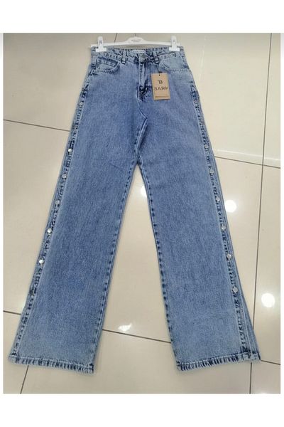 MODA Palazo Cut Stylish Ladies' Choice Cool Jeans with Side Snaps