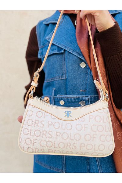 Çanta Trend Geantă Baguette Polo Of Colors din piele artificială