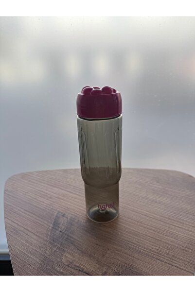 MİMOZA PARK 3-Piece Cute Straw Flask Plastic Bpa-Free (Large Size with Handle)