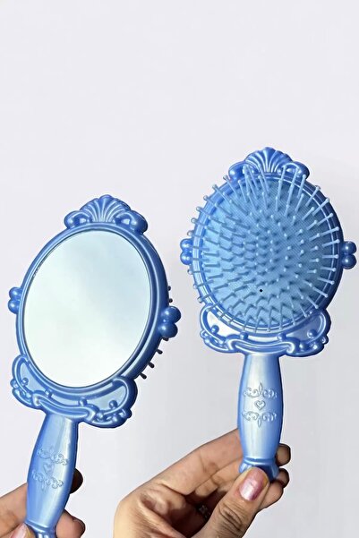 TakıDolabı Синьо огледало с детайлен гребен