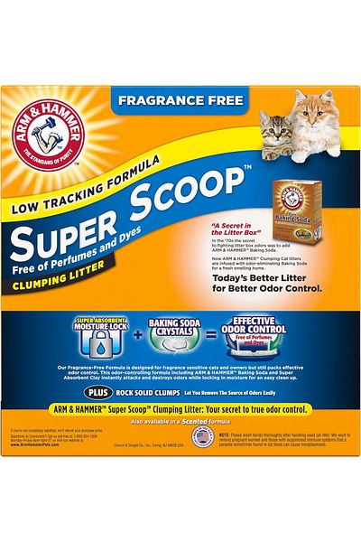 Arm&Hammer رمل متكتل فائق الجودة (خالي من العطور) 6.35 كجم