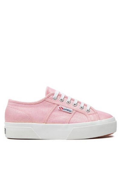 Superga adidasi dama superga 2740 PLATFORM LAME roz