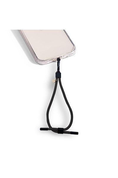 PROTECTION PRO QUIX - Hand Wristlet For Mobile Black Strap With Black Lock