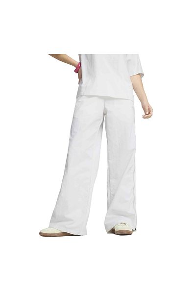 Puma Puma Dare To Relaxedpants Γυναικεία Φούτερ Λευκό-Λευκό