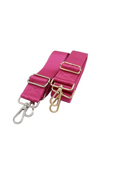 Anatolia Polyester Fuchsia Color Adjustable Bag Shoulder Strap (4cm X 120 cm)