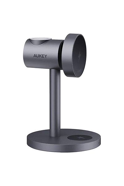 AUKEY 3 In 1 Magnetic Wireless Charger Gray LCMC311GY
