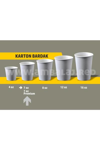 Genel Markalar 7 Oz Karton Bardak 20 Adet