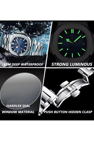 OLEVS Stylish Luxury Poedegar Model Men's Wrist Watch 41 mm