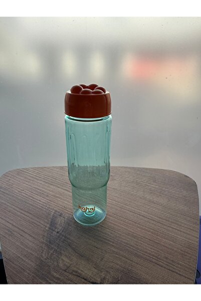 MİMOZA PARK 3-Piece Cute Straw Flask Plastic Bpa-Free (Large Size with Handle)