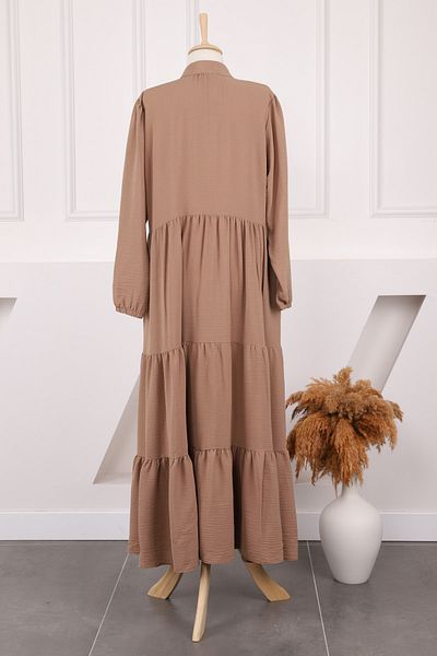 İmajButik Σκούρο βιζόν μανίκι ελαστικό φερμουάρ