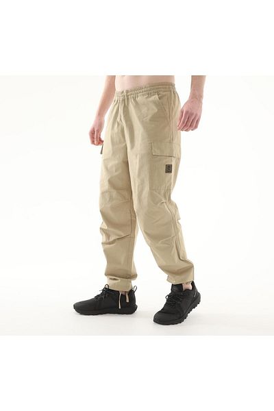 Timberland B0A656FDH41-R Timberland Woven Badge Ripstop Cargo Παντελόνι Ανδρικό Φούτερ Χακί