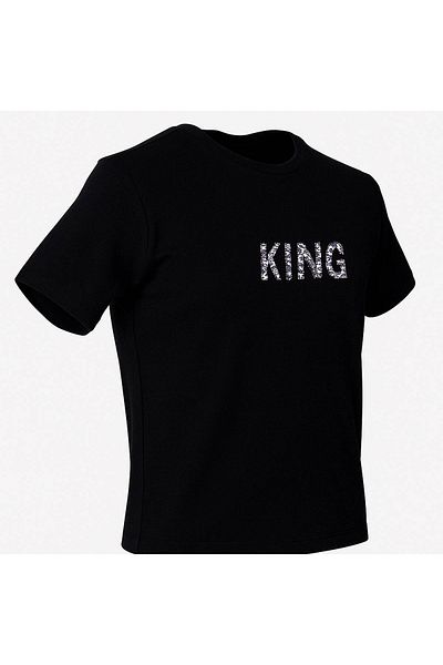 trender Black Men's T-Shirt 43019 25Y-101