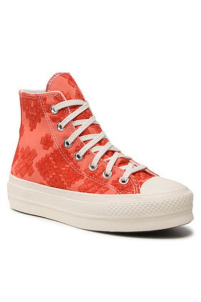converse women's sneakers A02233C red