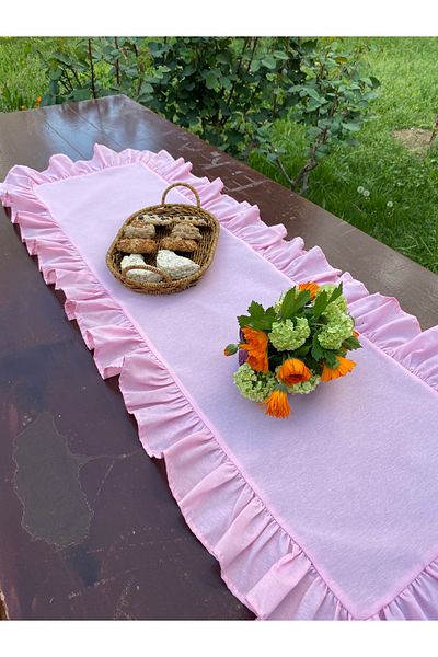LILYUM Βολάν Βαμβακερό Πολυεστέρας Runner 40x110 εκ