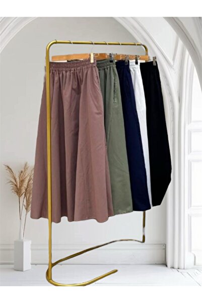 La MatildaLingerie PREMIUM DERÉK GUMI ZSEBE POPLIN SZOKNYA