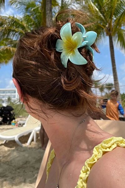 TakıDolabı Cataramă cu zăvor cu flori de culoare albastră