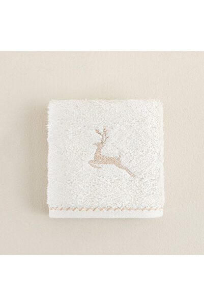 Chakra Deery Havlu 30x50 cm Ekru