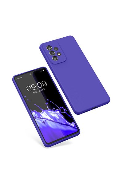 KWmobile Carcasă pentru Samsung Galaxy A53 5g, silicon, albastră, 57835.234
