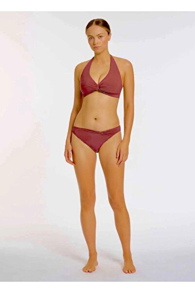 DEEP BEACH Triangle Twist Top Bikini Top