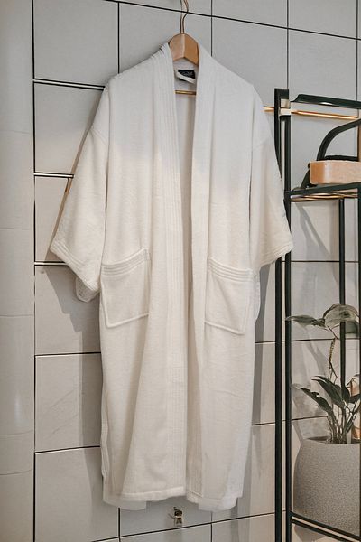 Gentelle Hotel-Quality Velour Bathrobe | Long Sleeves | Ultra-Plush Luxury 100% cotton