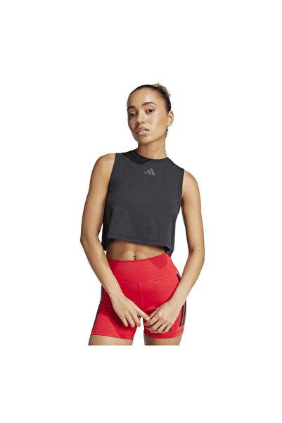 adidas Γυναικείο Αμάνικο Τοπ με Τρεις Ρίγες, Φαρδιά Γραμμή, Μέγεθος M