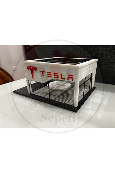 Bi'şeyler Sepeti Tesla Diorama Showroom - Vehicle Not Included.