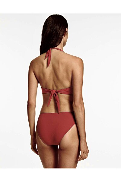 DEEP BEACH Triangle Twist Top Bikini Top