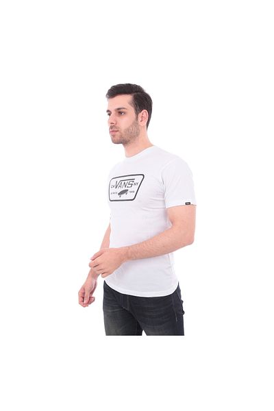 Vans Ανδρικό μπλουζάκι 000qn8yb21-r Full Patch (Λευκό)