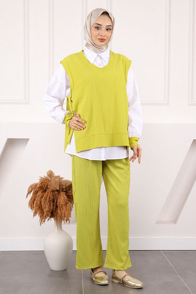İmajButik Oil Green 3-Piece Combination Set