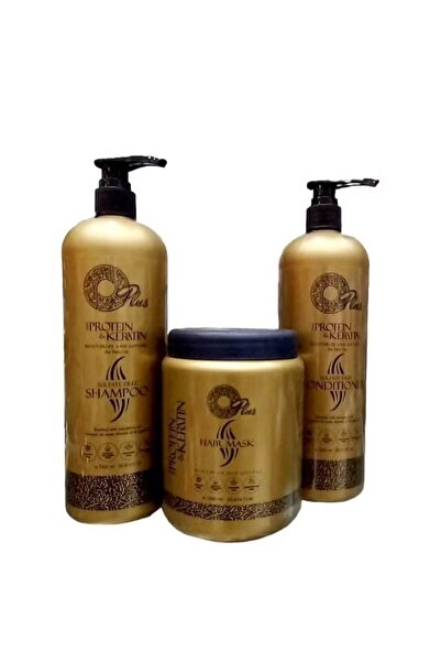 Oplus شامبو وبلسم وماسك 1000 مل للشعر المعالج بالبروتين والكيراتين