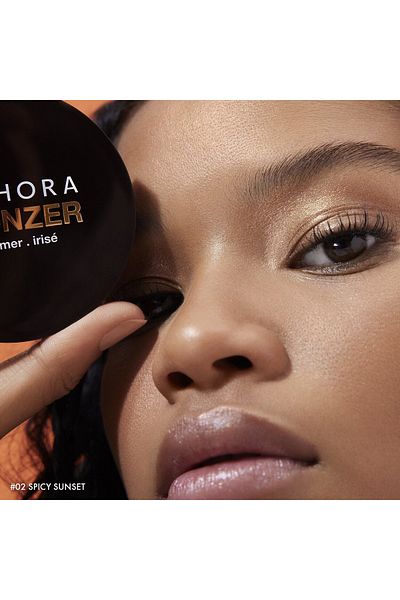 SEPHORA Bronzer Shimmer Shimmer Bronzing Powder 02 Spicy sunset (8g) | Radiant, Sun-Glow Finish