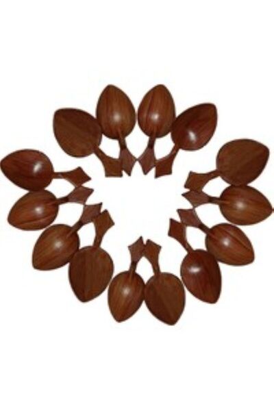 PartAntalya Oyun Kaşığı Tahta Görünümlü Plastik Gösteri Ve Oyun Kaşığı Kısa A...