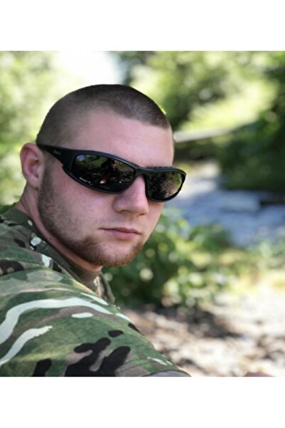 Daisy X7 Koruyucu 4 Lensli Polarize Taktikal Gözlük / Tactical Gözlük / Taktik Gözlük