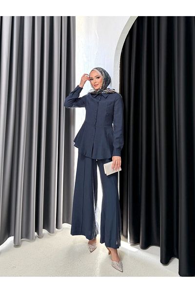 Melike Tatar Meli̇ke Tatar Cupra Modal Suit 2344 Dark Blue